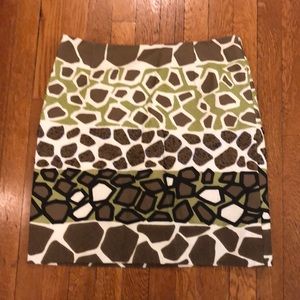 Carlisle Multi Pattered Skirt. Size 8